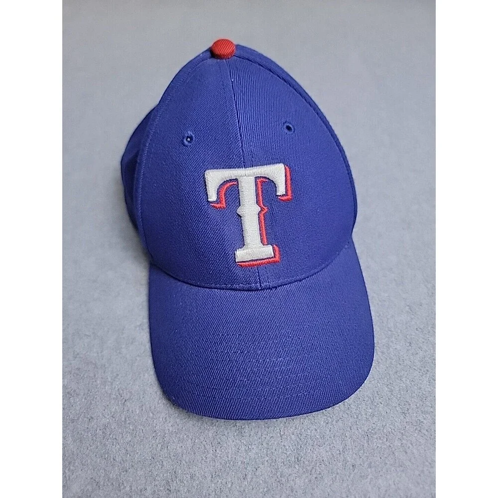 Nike Texas Rangers Hat Cap Strapback Blue Embroidered Swoosh Logo‎ MLB OSFM